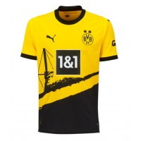 Borussia Dortmund Ian Maatsen #22 Domáci futbalový dres 2023-24 Krátky Rukáv